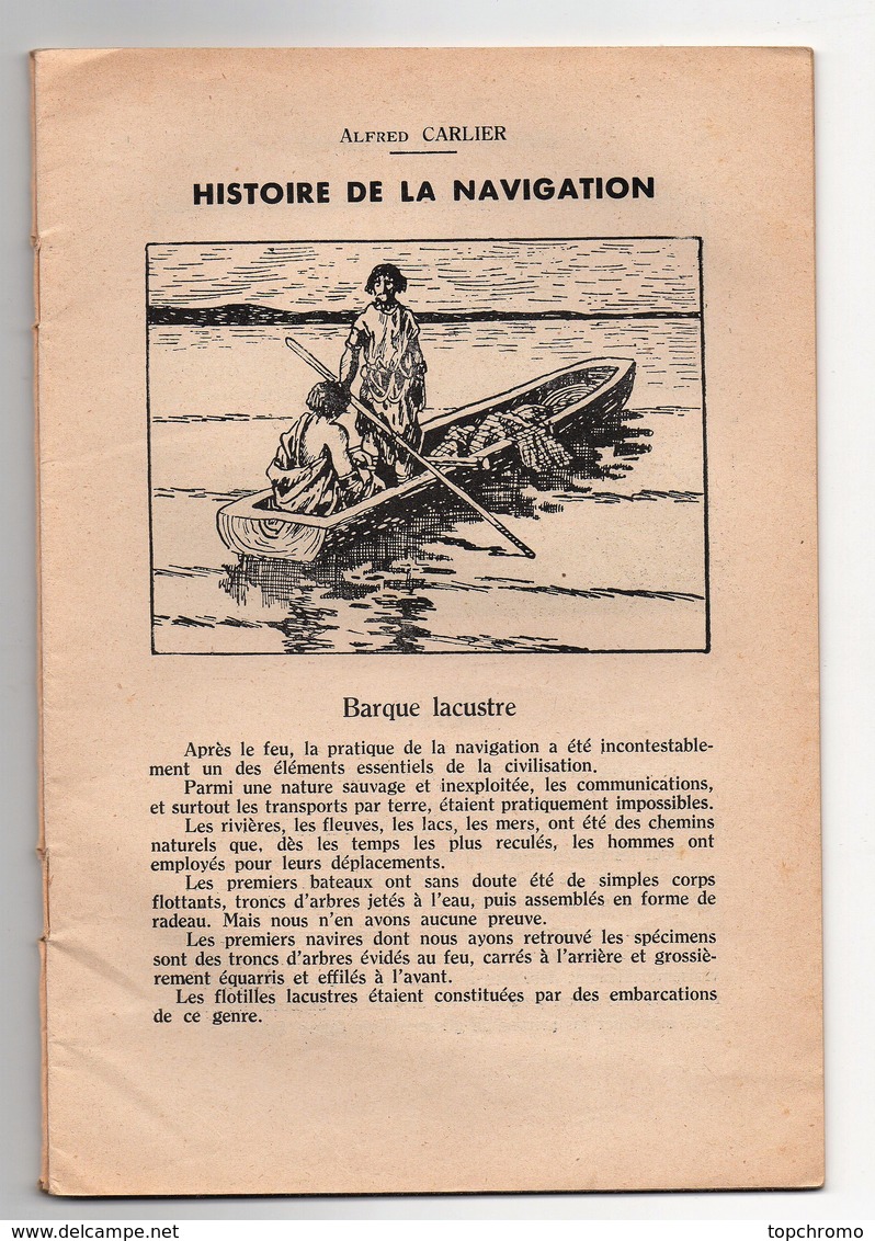 Rare BT Freinet Cannes N° 27 Année 1938 Bibliothèque De Travail Histoire De La Navigation Paquebot Cargo Brise Glace - Ohne Zuordnung