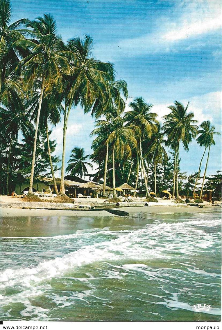 Afrique. CPM. République Du Gabon. Libreville. La Plage De Tropicana - Gabon