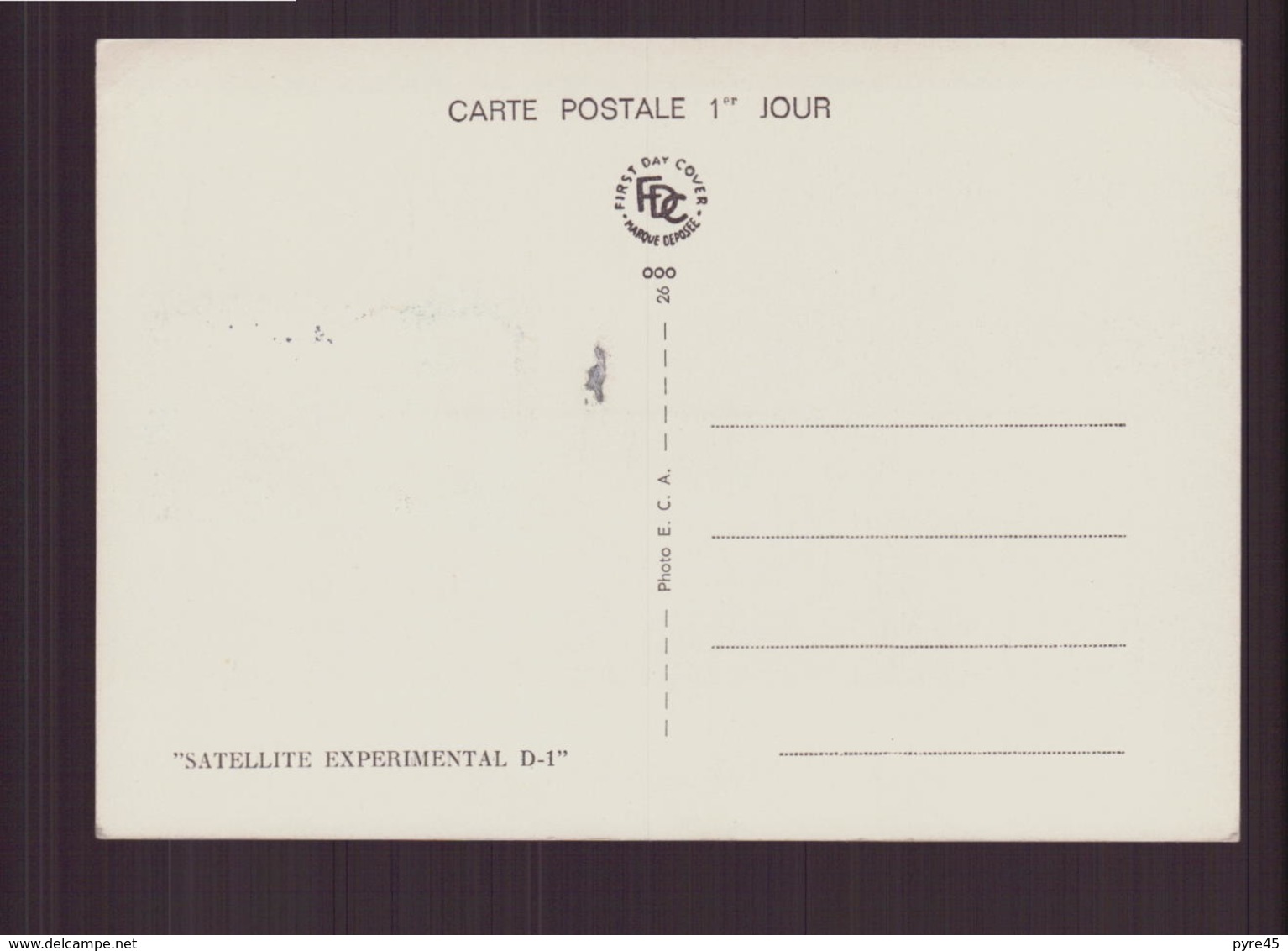 Carte Maximum Premier Jour Du 18 Février 1966 à Paris " Satellite D1 " - 1960-1969