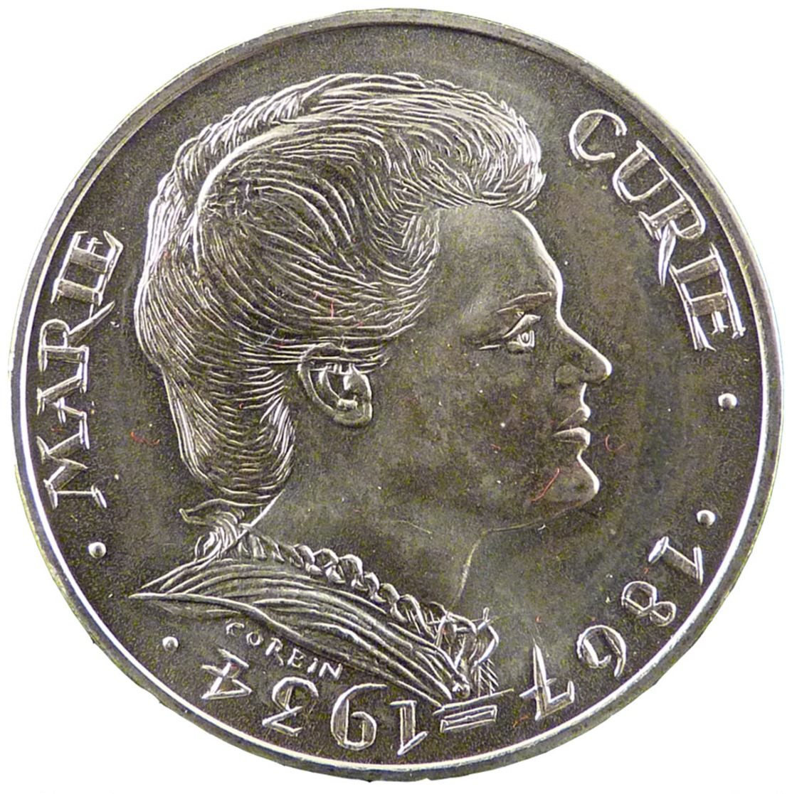 100 FRANCS MARIE CURIE 1984 - France