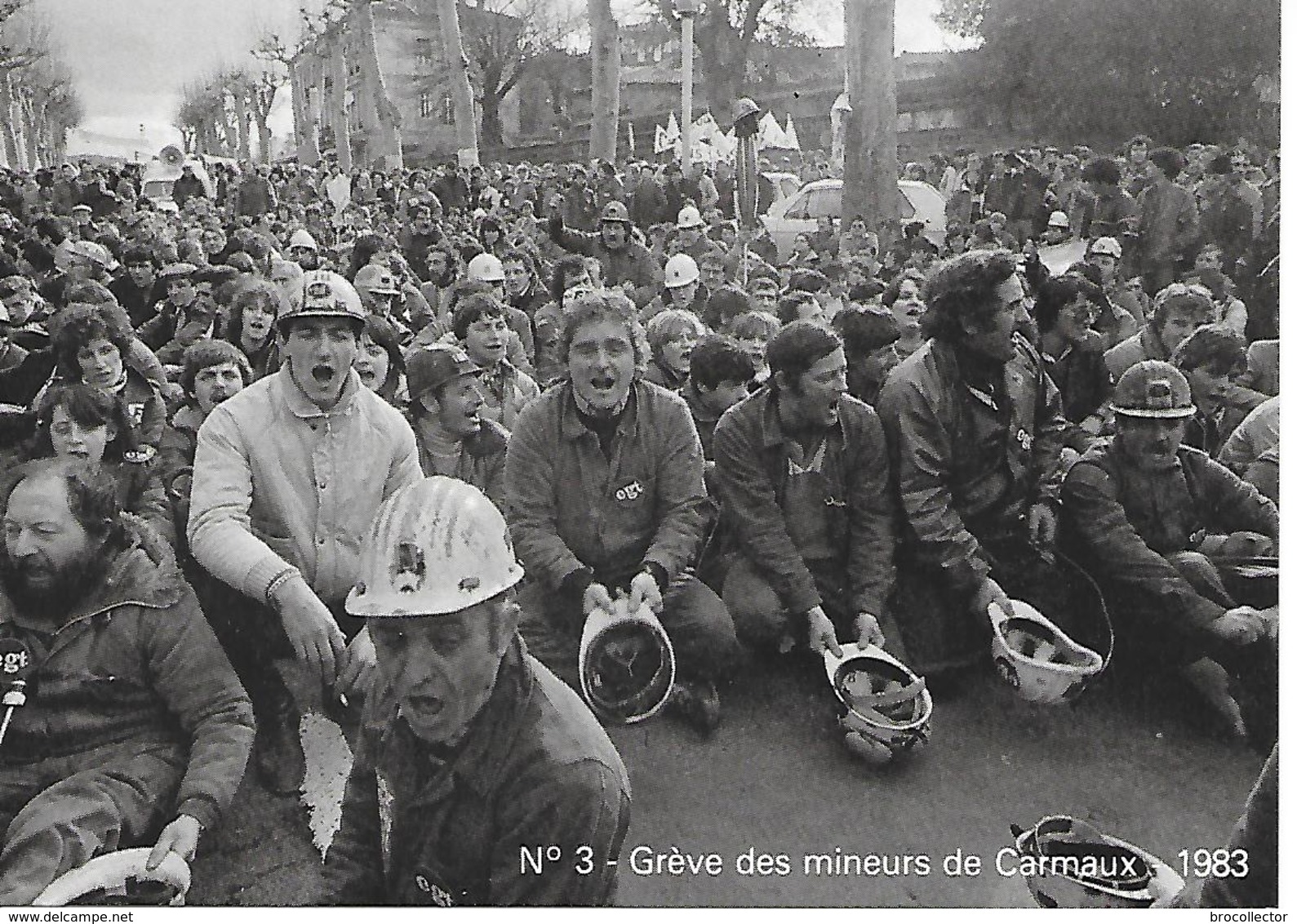 CARMAUX ( 81 ) - Grève Des Mineurs - 2 Mars  1983  ( C.P.M.  , Gd - Ft ) - Strikes