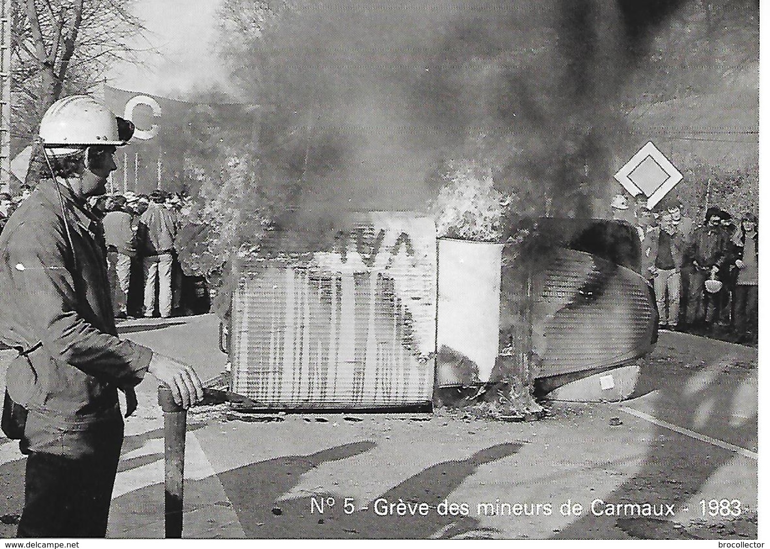 BLAYE Les MINES ( 81 ) - Grève Des Mineurs De Carmaux - 1er Mars  1983  ( C.P.M.  , Gd - Ft ) - Strikes