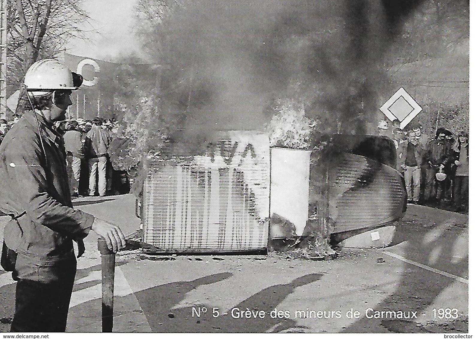 BLAYE Les MINES ( 81 ) - Grève Des Mineurs De Carmaux - 1er Mars  1983  ( C.P.M.  , Gd - Ft ) - Sciopero