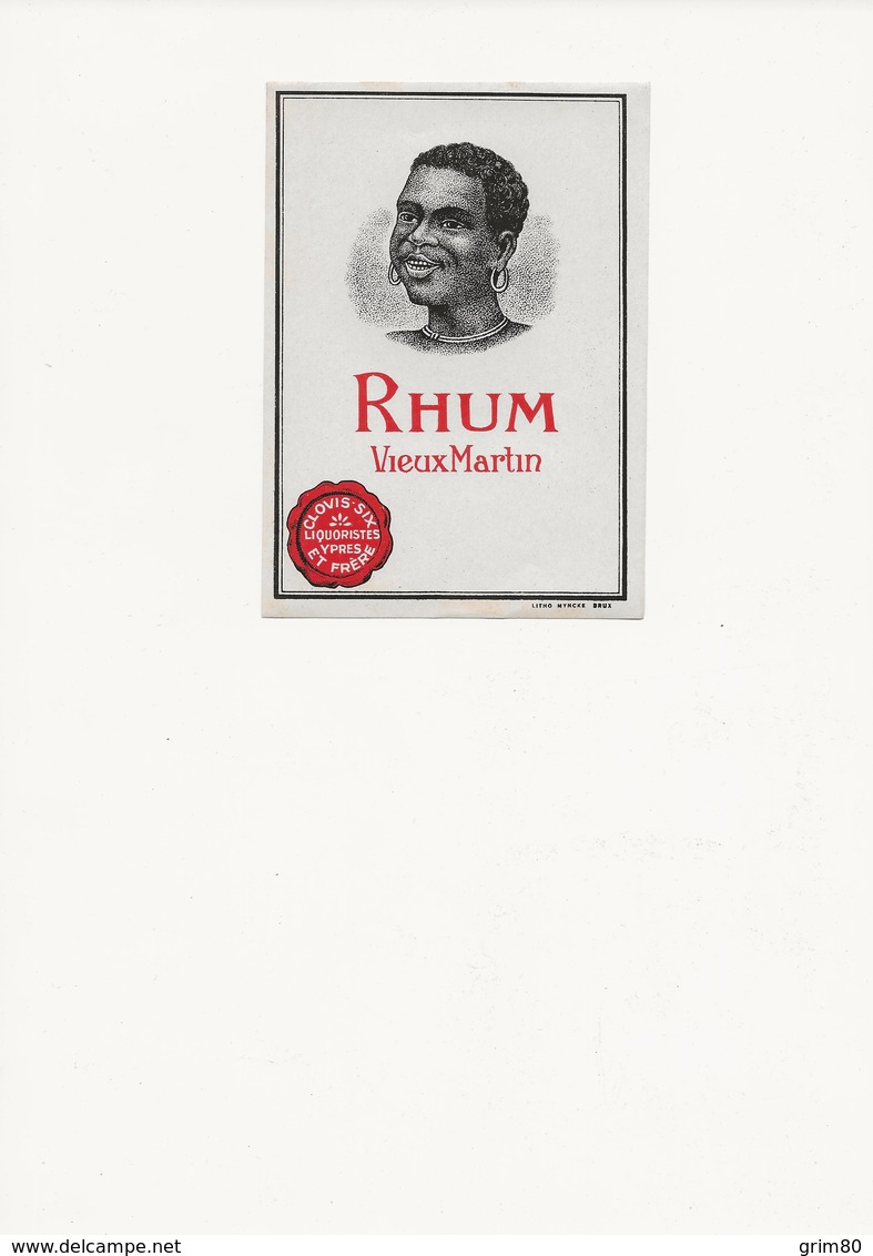 ÉTIQUETTE    RHUM - Rhum