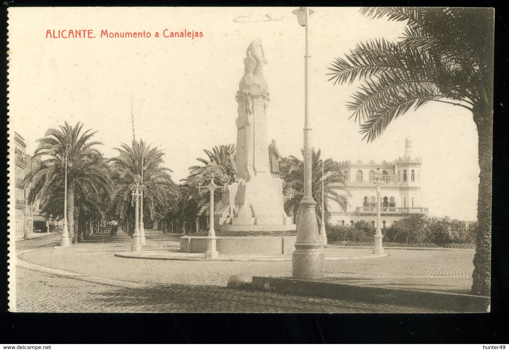 Alicante Monumento A Canelejas Thomas - Alicante