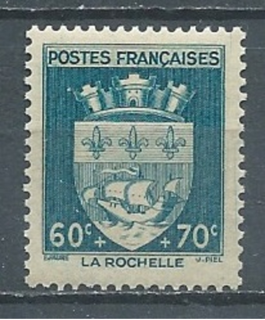 France YT N°554 Armoiries De La Rochelle Neuf ** - Neufs