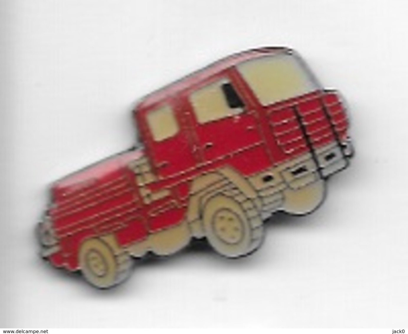 Pin's  Sapeurs  Pompiers  Camion  Rouge  Signé  LA  BOITE  A  PINS - Firemen