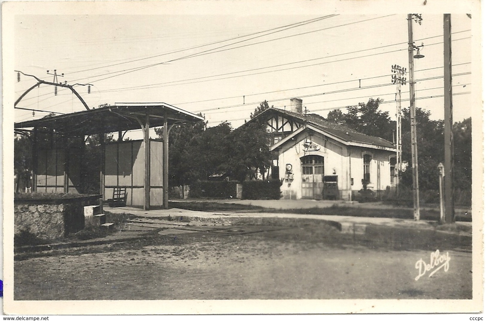 CPSM La Hume La Gare - Soulac-sur-Mer