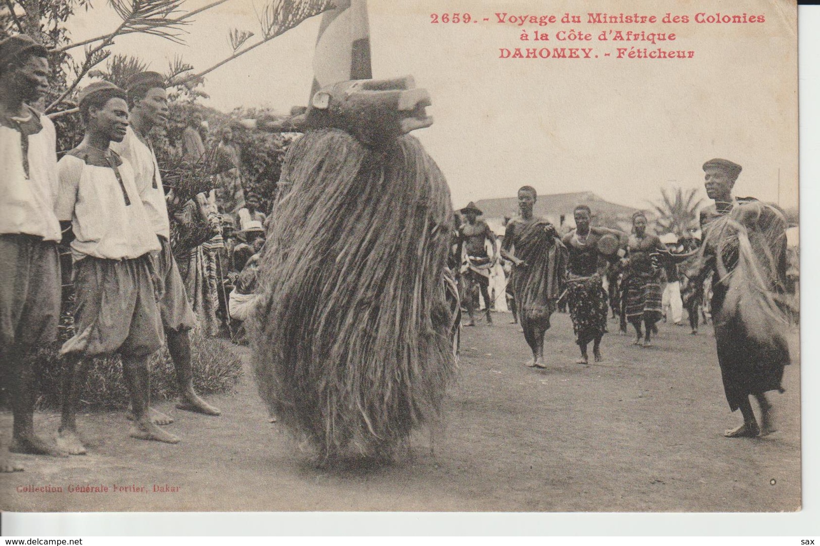 2023  FORTIER  Voyage Ministre Des Colonies à La Côte D'afrique Dahomey Fêticheurs N°2659  Retirée Le 20-06 - Sin Clasificación