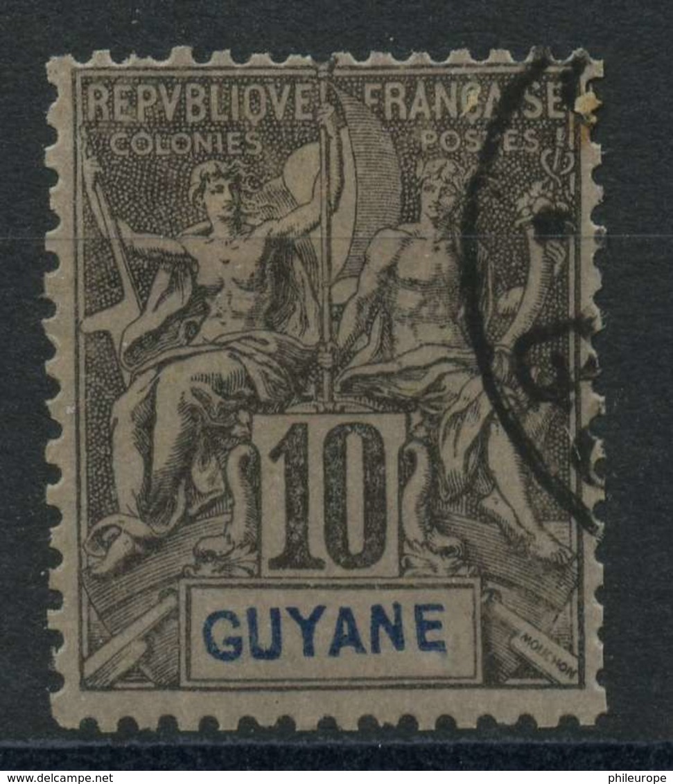 Guyane (1892) N 34 (o) - Used Stamps