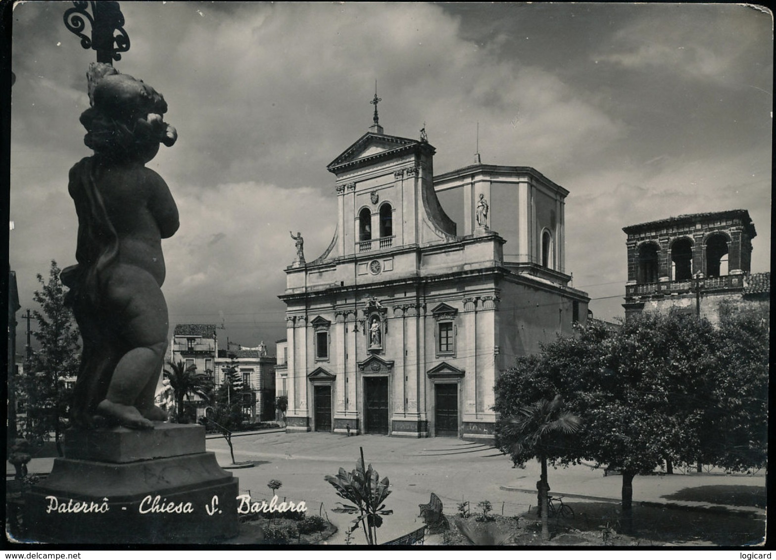 PATERNO' (CATANIA) - CHIESA DI S BARBARA 1953 - Catania