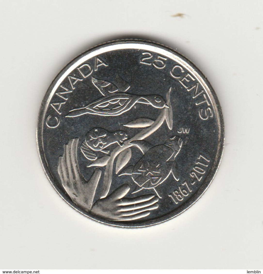 25 CENTS 2017 - Canada