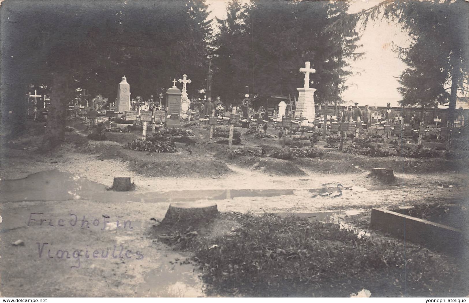 55 - MEUSE - VIGNEULLES  - 10170 - Carte Photo - Cimetière - Vigneulles Les Hattonchatel