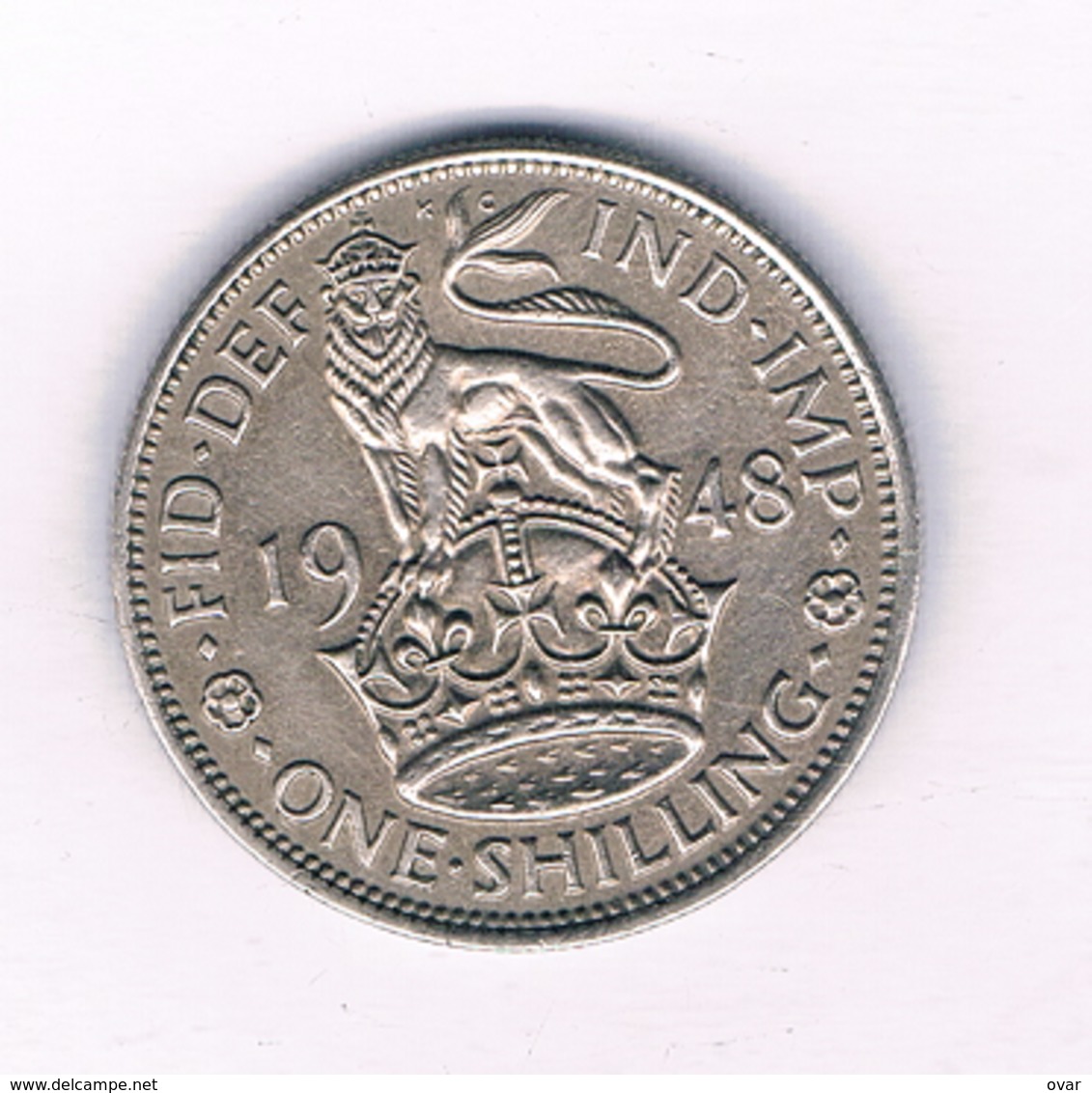 ONE SHILLING  1948  GROOT BRITANNIE /4184// - I. 1 Shilling