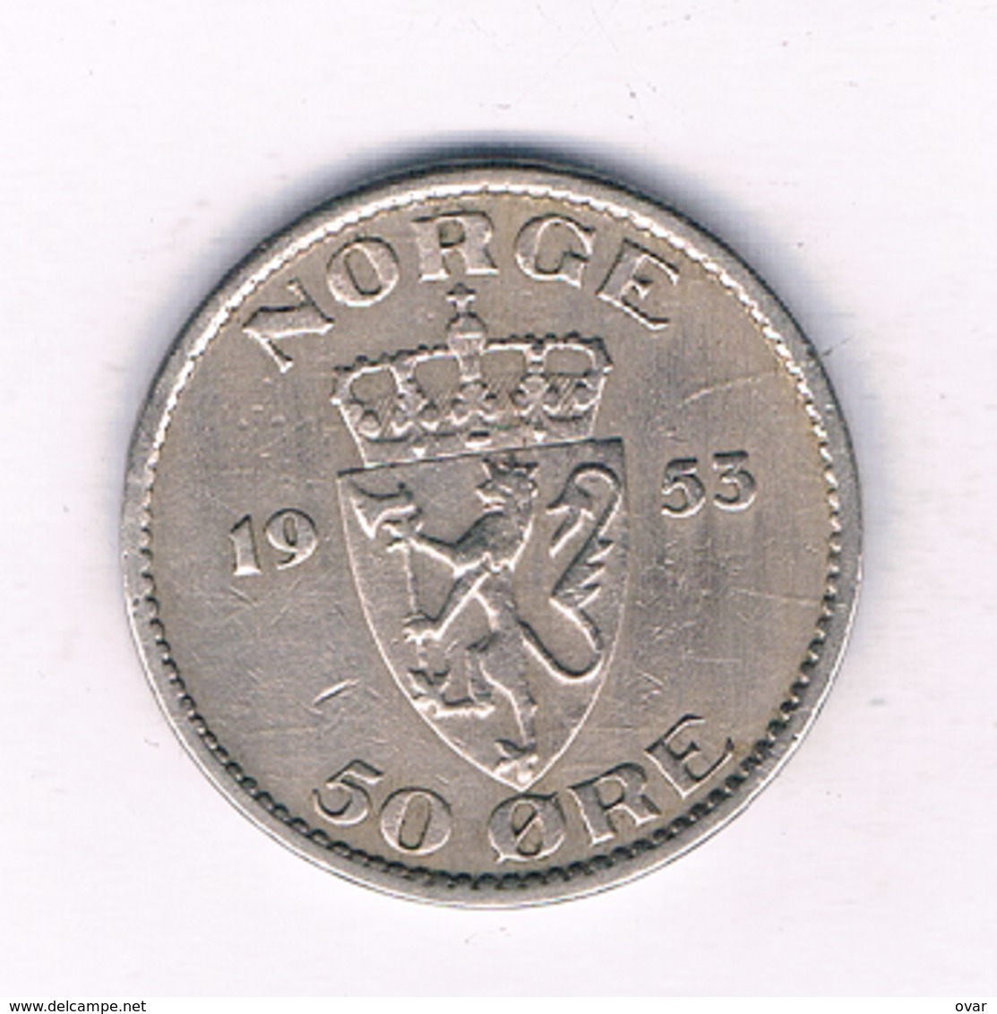 50 ORE 1953 NOORWEGEN /4198/ - Noruega