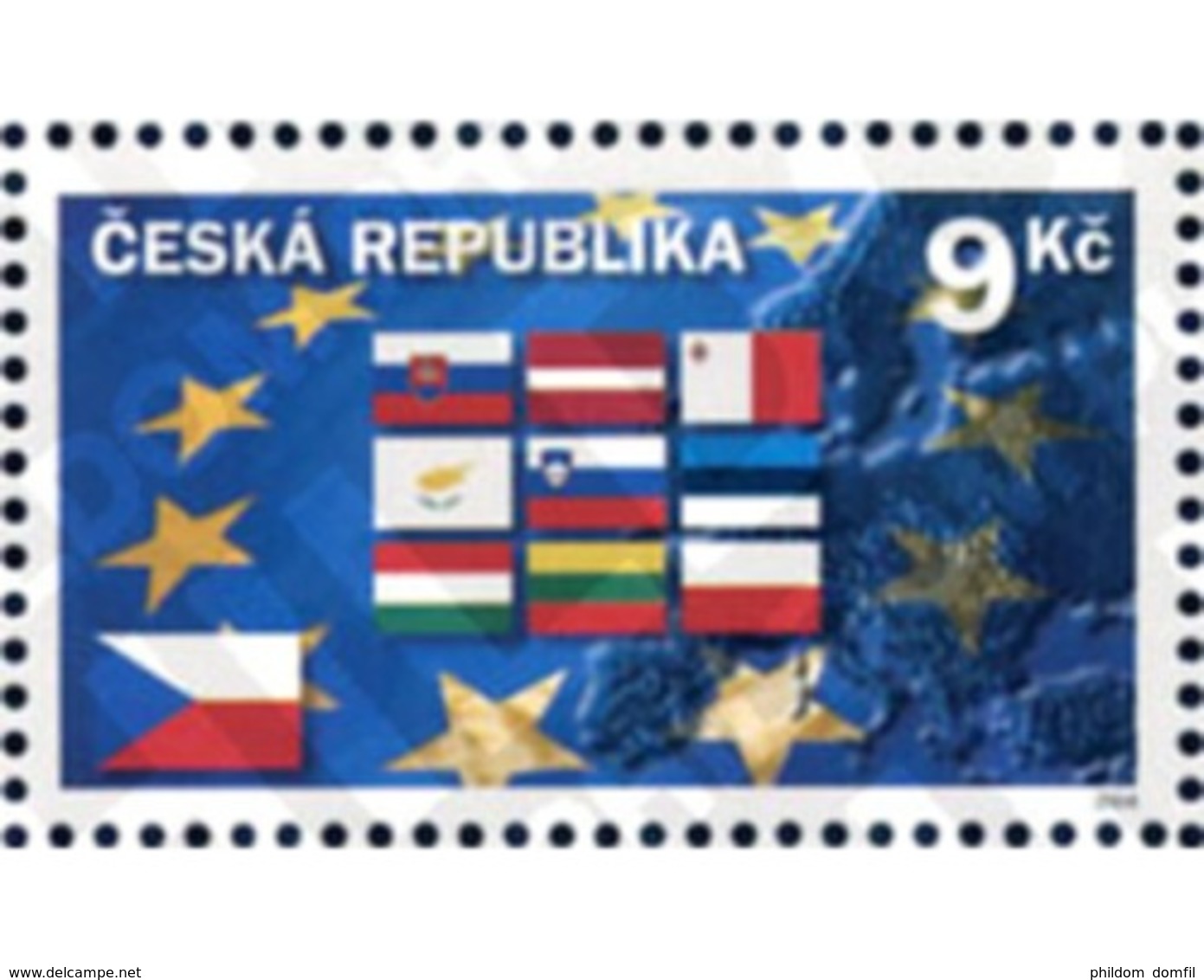 Ref. 145477 * MNH * - CZECH REPUBLIC. 2004. EUROPEAN UNION AMPLIATION . AMPLIACION DE LA UNION EUROPEA - Nuovi