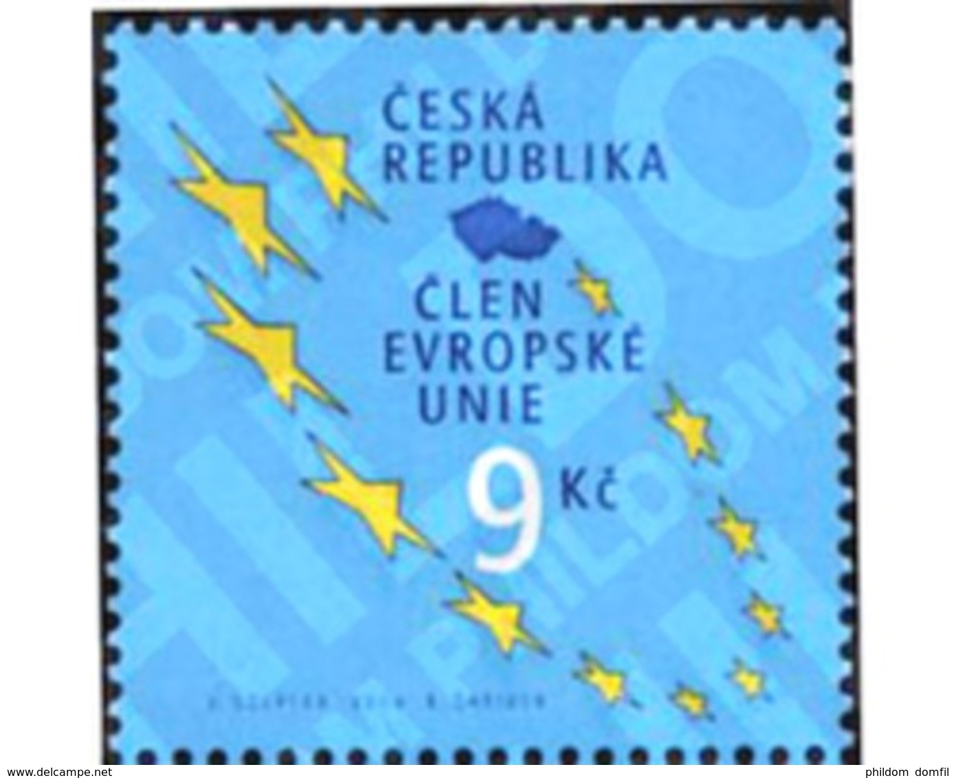 Ref. 148673 * MNH * - CZECH REPUBLIC. 2004. ADHESION TO THE EUROPEAN UNION . ADHESION A LA UNION EUROPEA - Nuovi