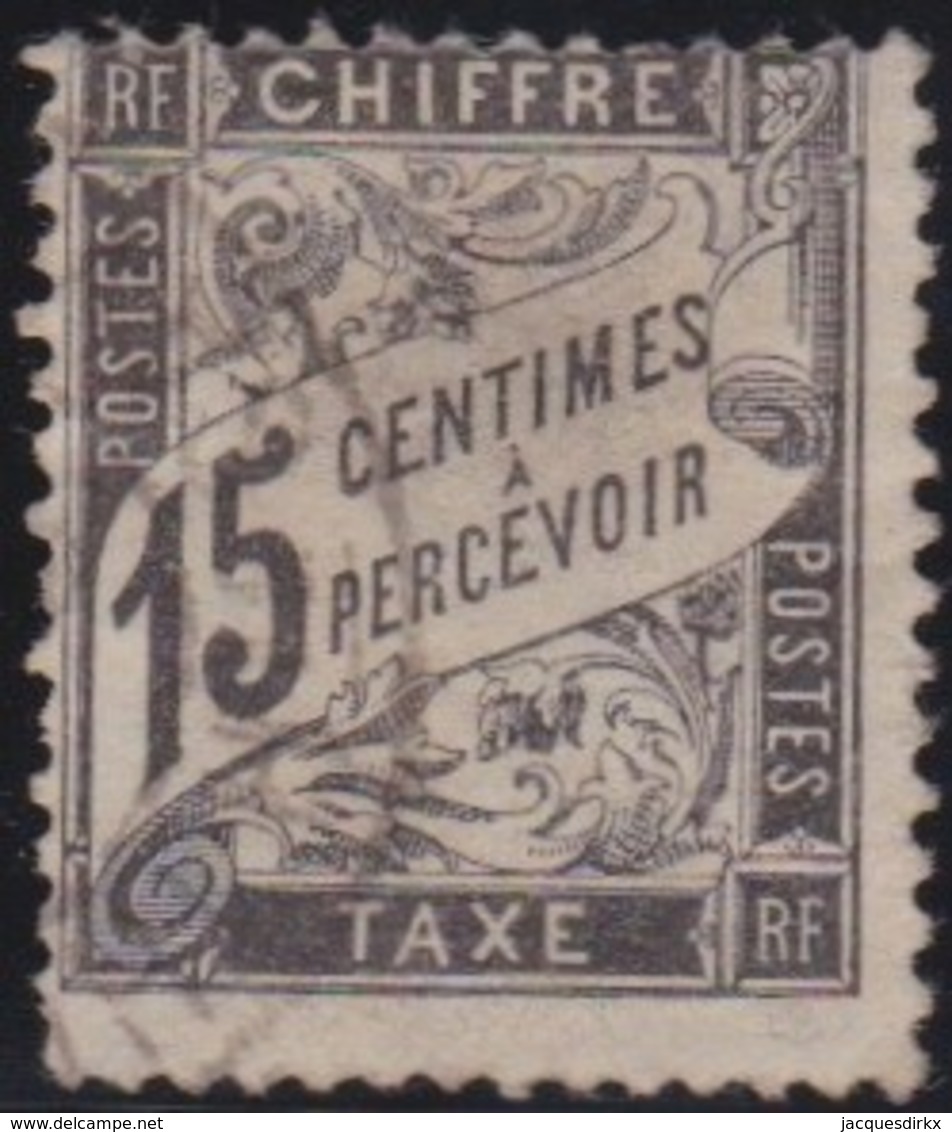 France  .    Yvert     .     Taxe  16       .     O     .     Oblitéré - 1859-1959 Used