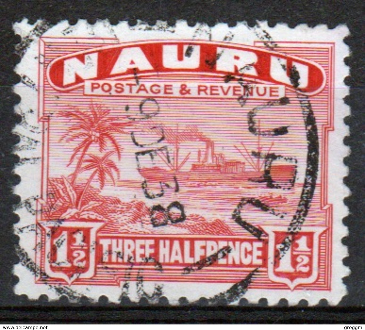 Nauru 1½d Definitive Stamp From 1924.  This Is In Fine Used Condition. - Nauru