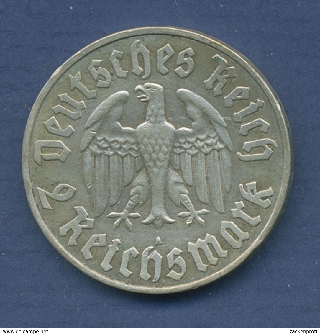 Deutsches Reich 2 Mark 1933 A, Martin Luther, J 352 Sehr Schön (m2529) - 2 Reichsmark