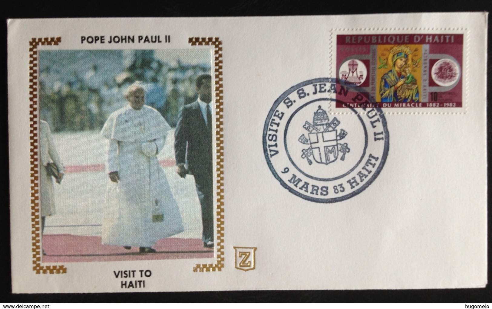 Haiti,  Uncirculated FDC, « POPE John Paul II», « Visit To Haiti », 1983 - Haiti