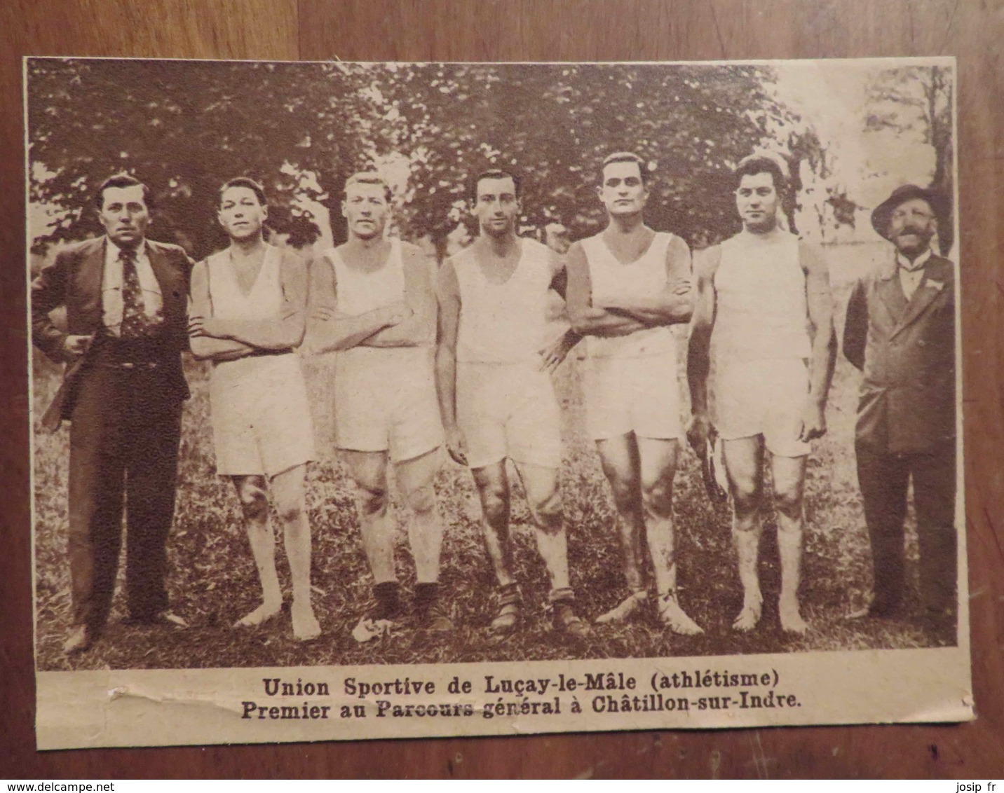 LUÇAY-LE-MÂLE (INDRE): U.S. LUÇAY-LE-MÂLE (ATHLÉTISME) (PHOTO DE JOURNAL: 08/1933) - Centre - Val De Loire