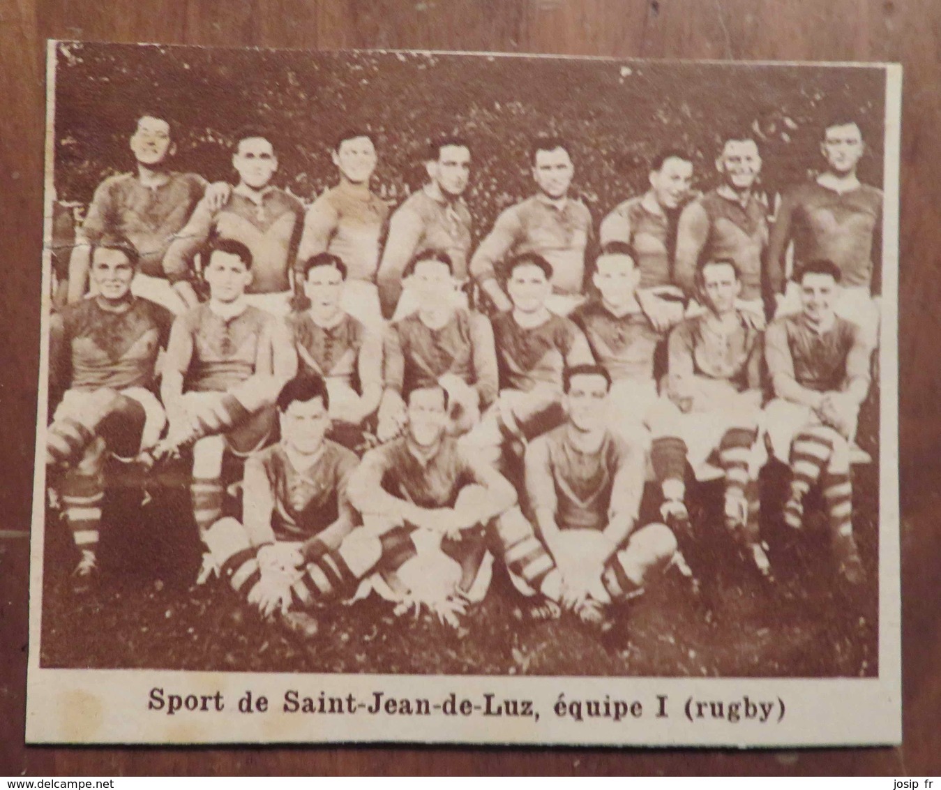 SAINT-JEAN-DE-LUZ (PAYS BASQUE): SPORT DE SAINT-JEAN DE LUZ (RUGBY) (PHOTO DE JOURNAL: 11/1931) - Pays Basque