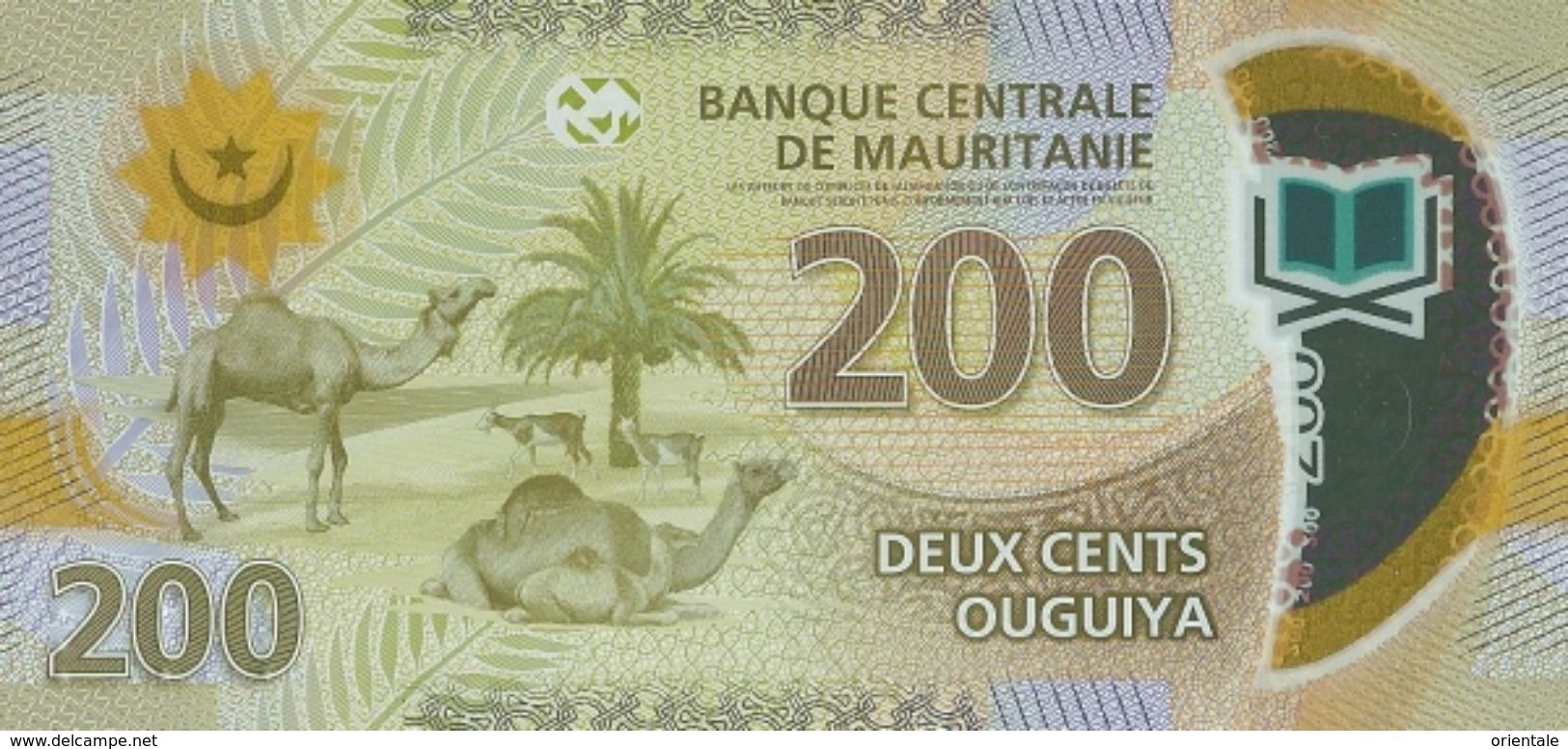 MAURITANIA P. 24 200 O 2017 UNC - Mauritania