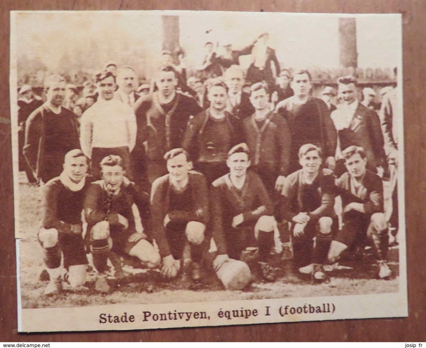 PONTIVY (MORBIHAN): STADE PONTIVYEN- ÉQUIPE 1 (FOOTBALL) (PHOTO DE JOURNAL: 11/1931) - Bretagne