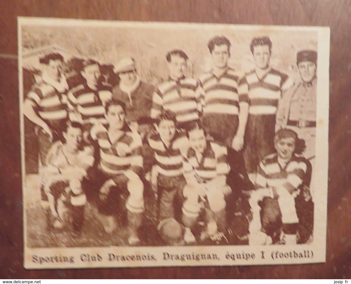 DRAGUIGNAN (VAR): SPORTING CLUB DRACENOIS- ÉQUIPE 1 (FOOTBALL) (PHOTO DE JOURNAL: 11/1931) - Côte D'Azur