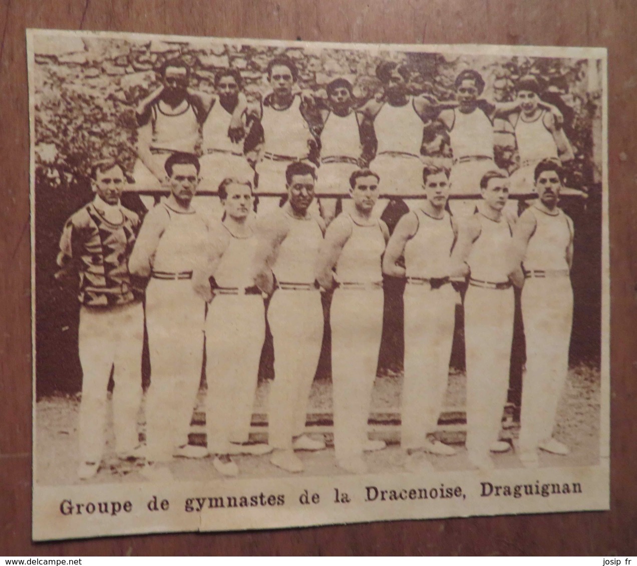 DRAGUIGNAN (VAR): LA DRACENOIS (GYMNASTIQUE) (PHOTO DE JOURNAL: 11/1931) - Côte D'Azur