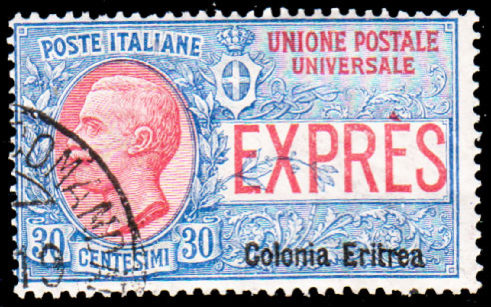 Scott E2   Italy 30c Special Delivery Overprinted Colonia Eritrea. Used. - Eritrea