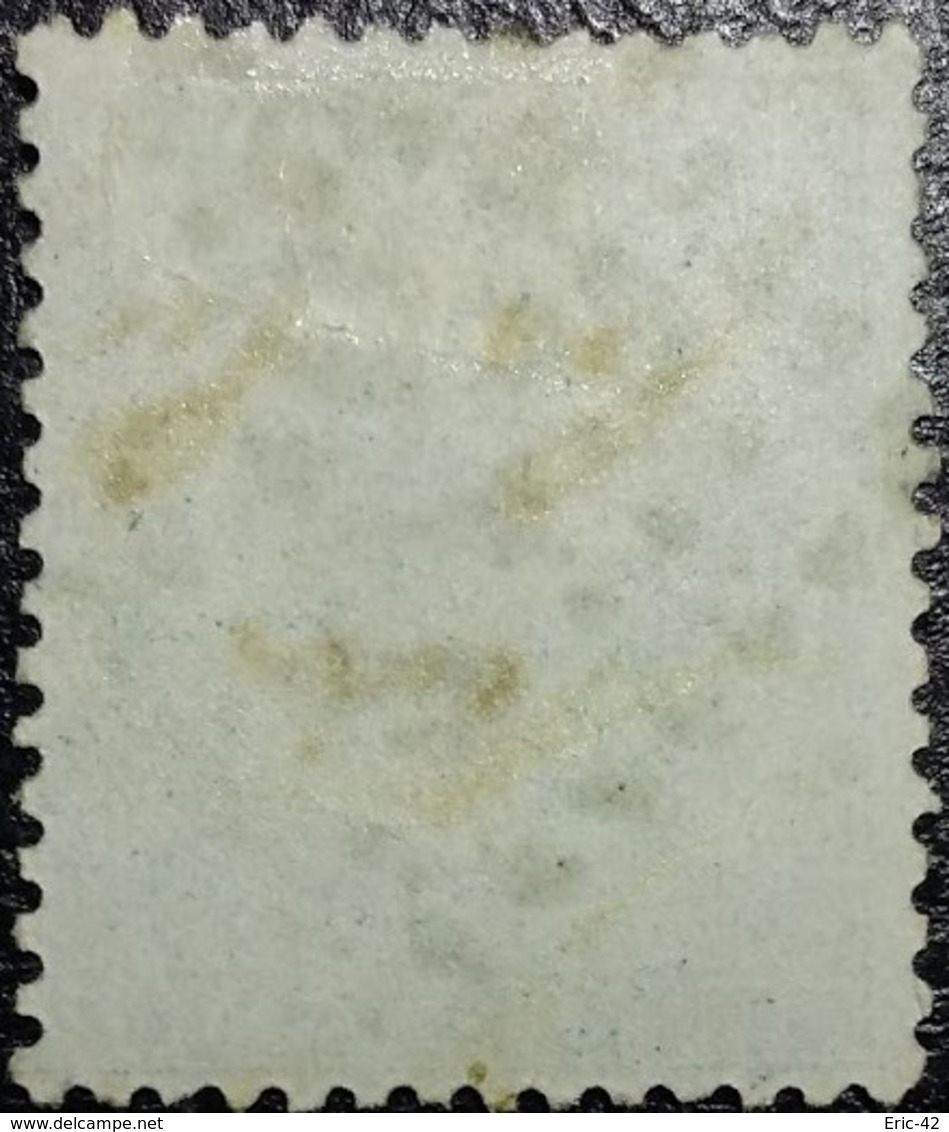 N°22. Variété (Voir Lune Derrière La Tête). Oblitéré Losange G.C. N°1463 Falaise - 1862 Napoléon III