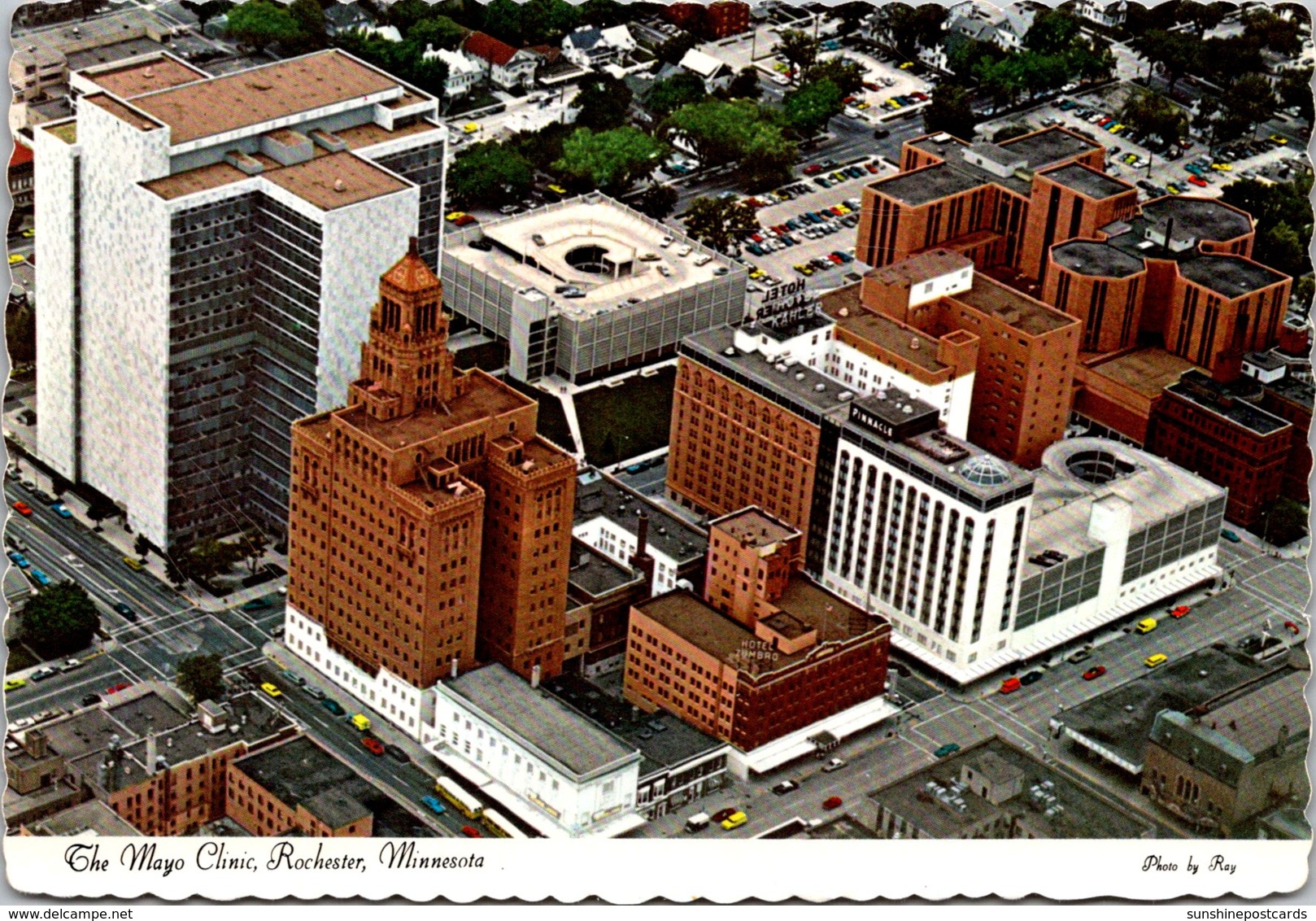 Minnesota Rochester Aerial View Mayo Clinic - Rochester