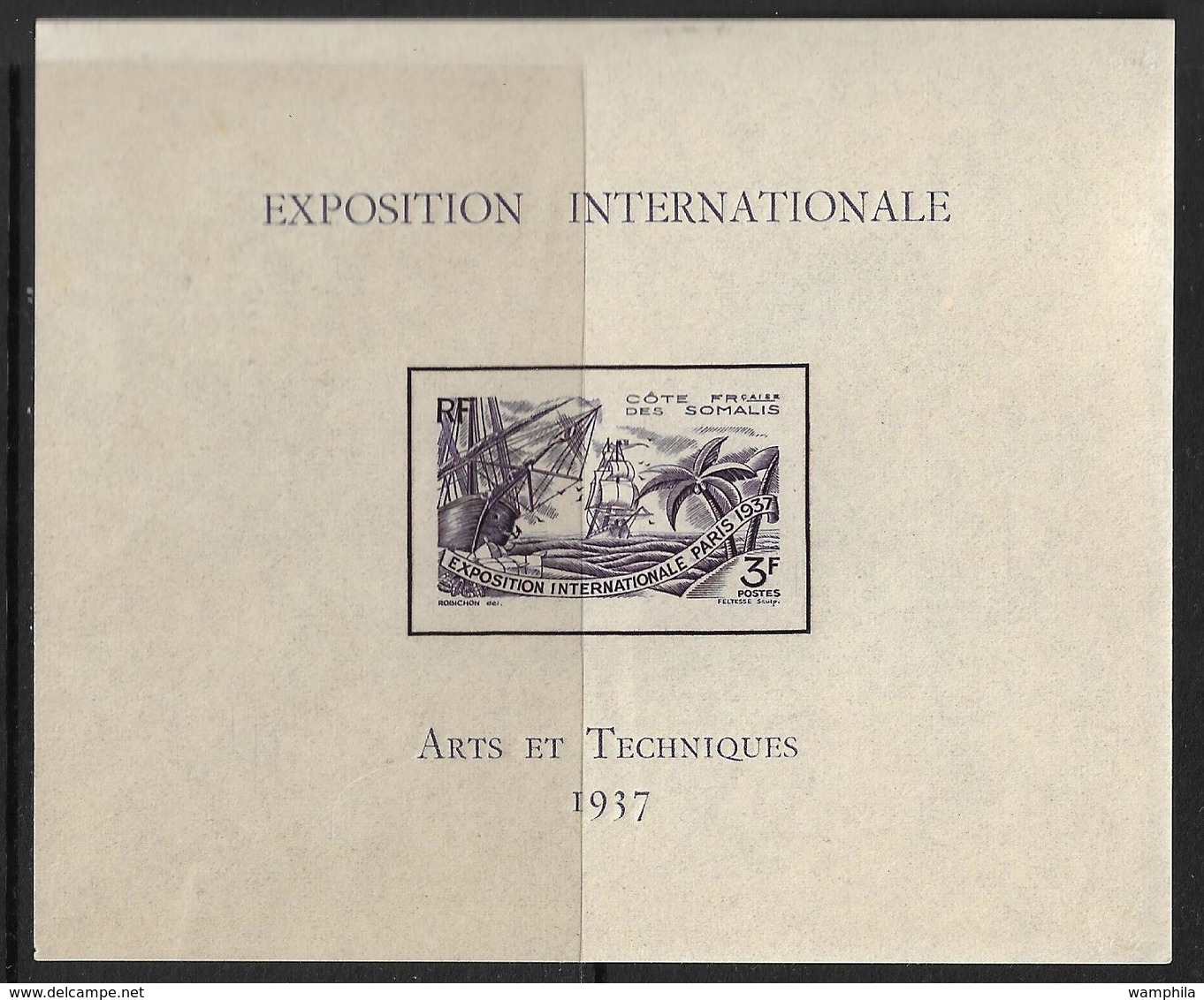 C Des Somalis Bloc N°1 De L'expo De 1937 - Otros & Sin Clasificación