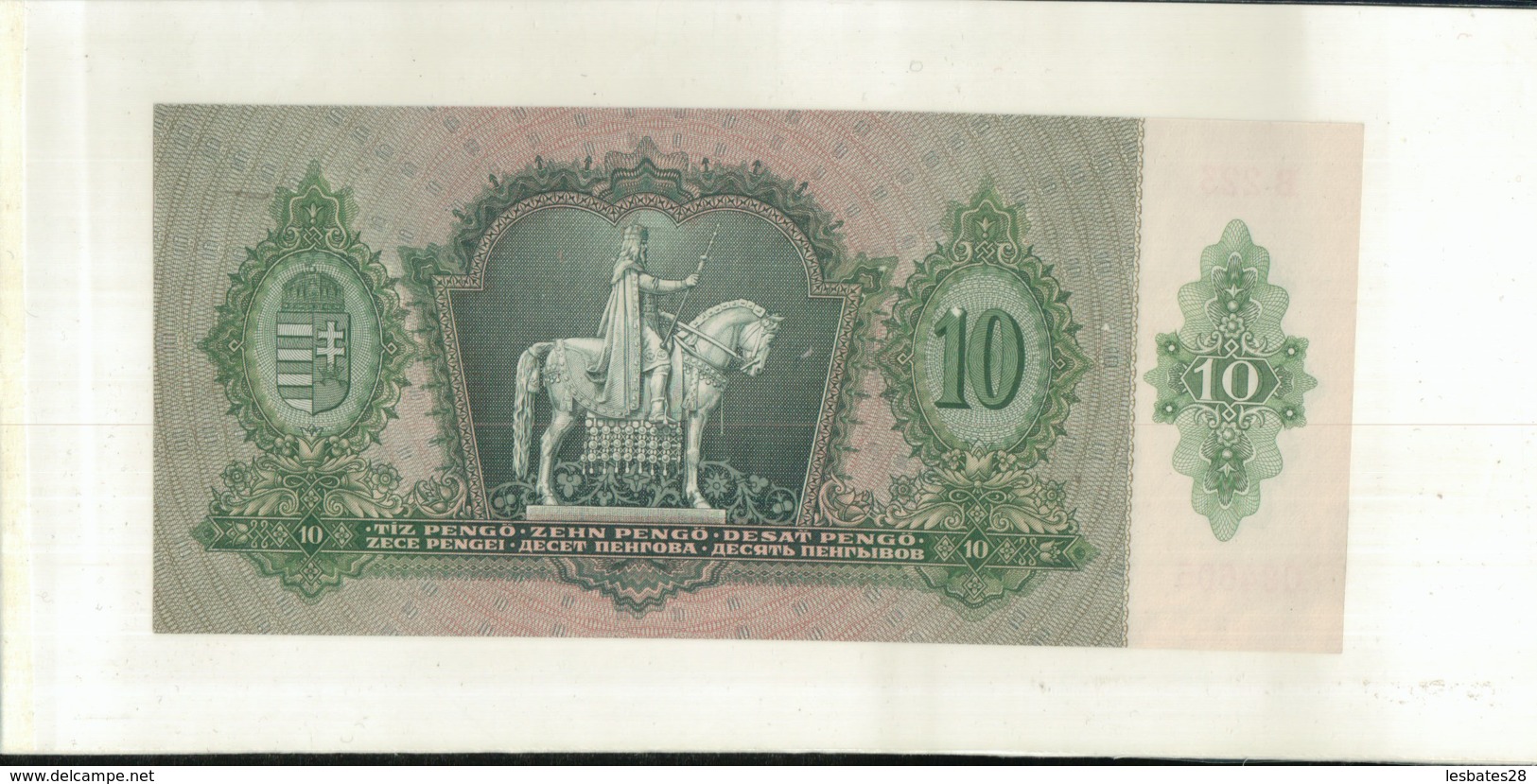 Billet  HONGRIE 10 PENGO   Banque Budapest 1936     (Mai 2020  015) - Hungary