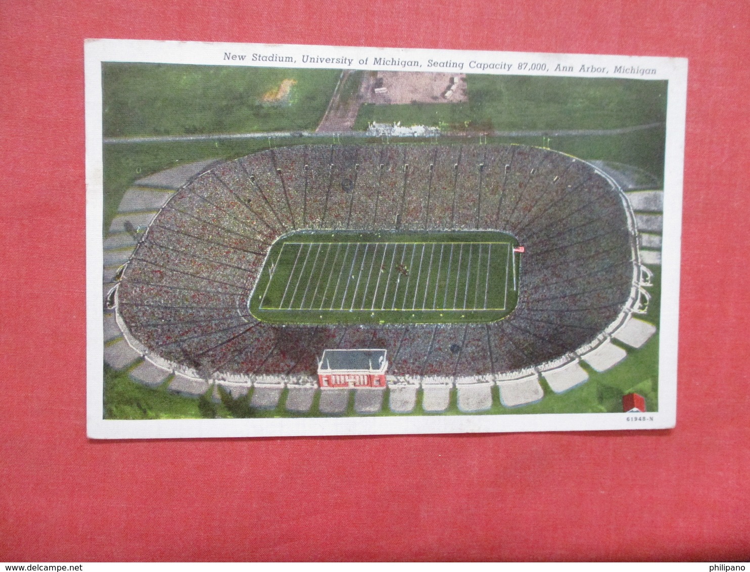 Football Stadium University Of Michigan       Michigan > Ann Arbor     Ref 4117 - Ann Arbor