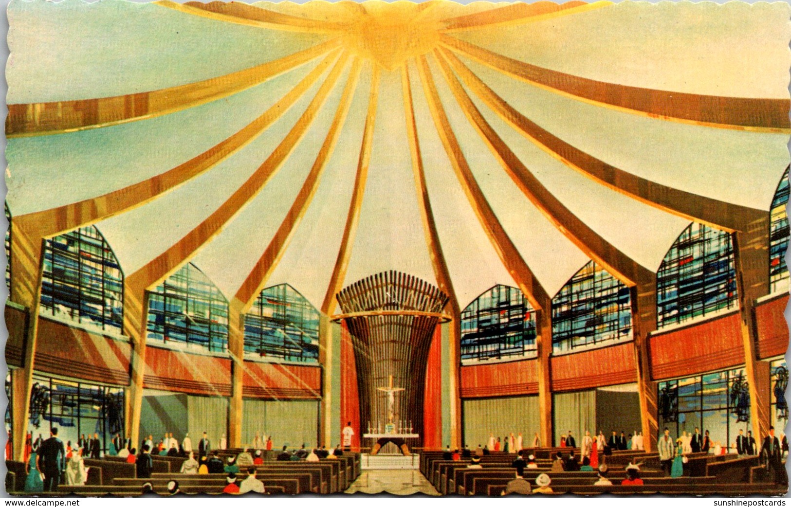 New York World's Fair 1964-1965 Vatican Pavilion Chapel Of The Good Shepherd - Expositions