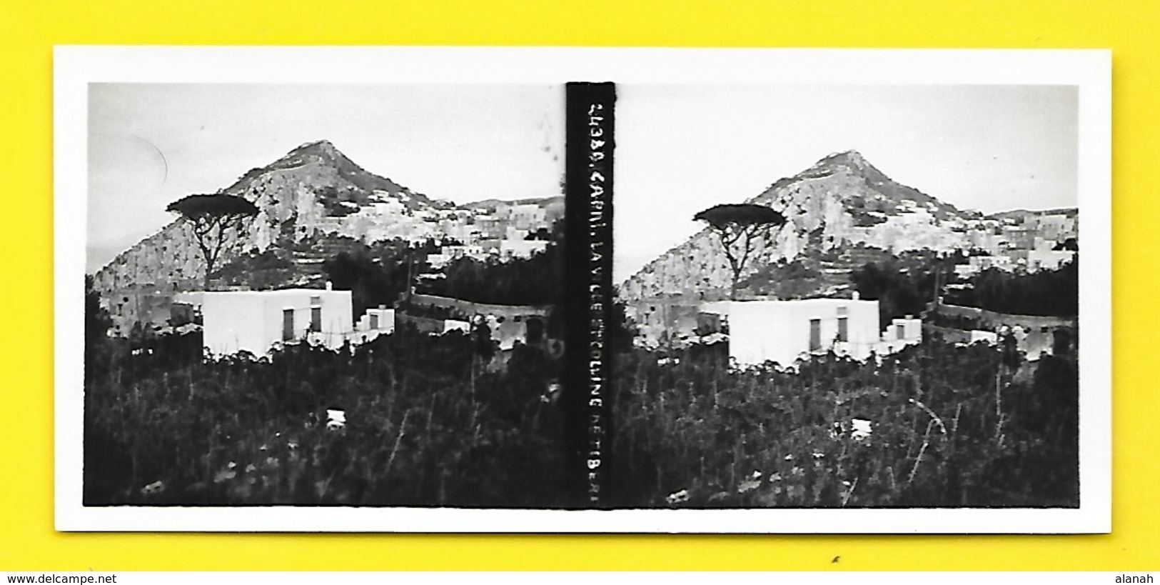 Vues Stéréos CAPRI Ville Et Colline De Tibera - Stereo-Photographie