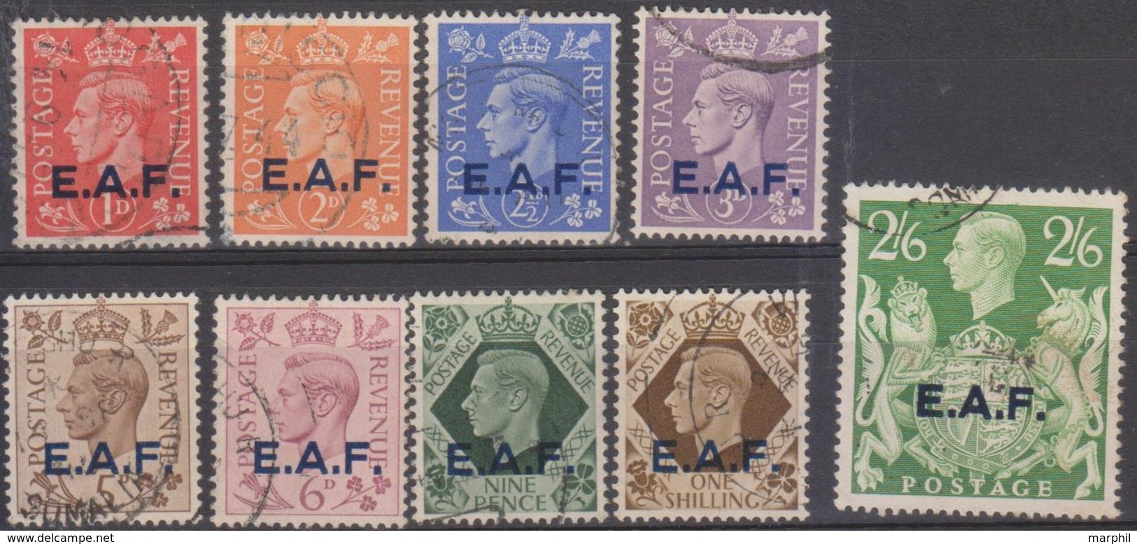 Somalia E.A.F. 1943 SaN°1-9 9v Cpl (o) - Somalië