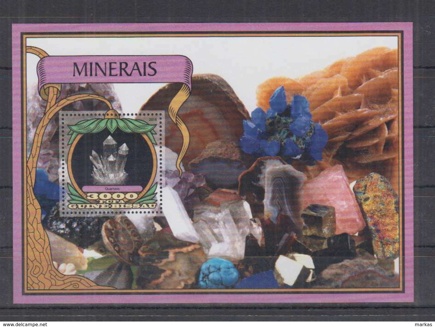 W773. Guine-Bissau - MNH - 2016 - Nature - Minerals - Bl - Otros & Sin Clasificación