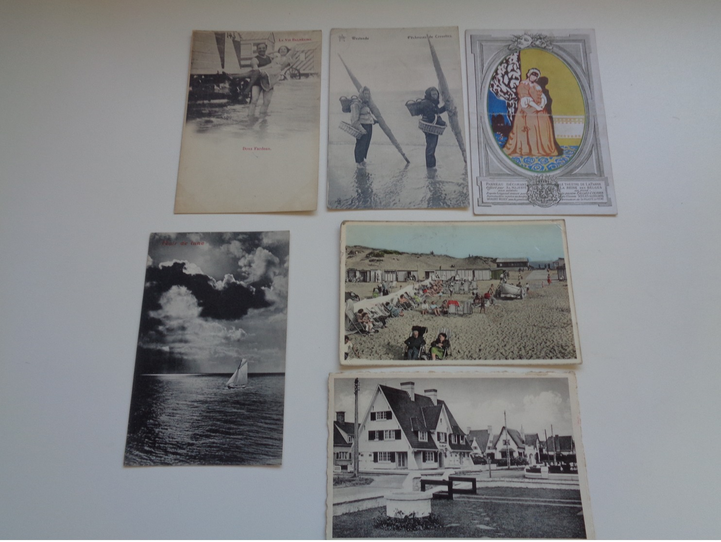 Lot de 60 cartes postales de Belgique  la côte       Lot van 60 postkaarten van België de kust  - 60 scans