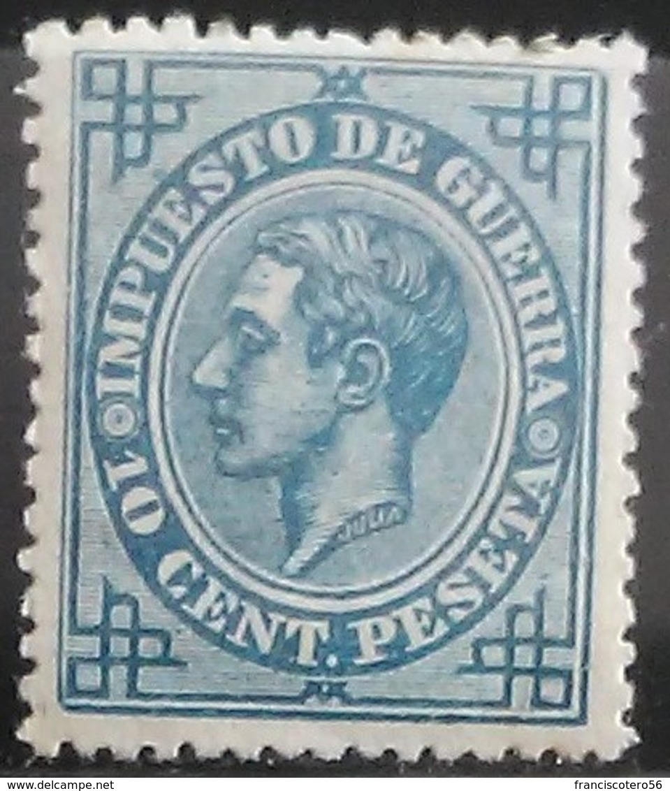 España: Año. 1876 - 1/Val. Lujo, 100% Centrado, ( Reinado Alfonso XII ) Dent. 14 De Peine - Ungebraucht