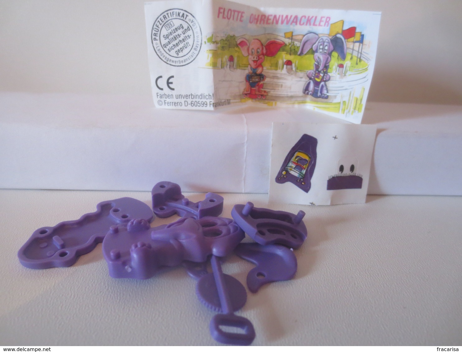 Kinder Surprise Deutch 1996 : N° 656208 + BPZ + Stickers - Montables