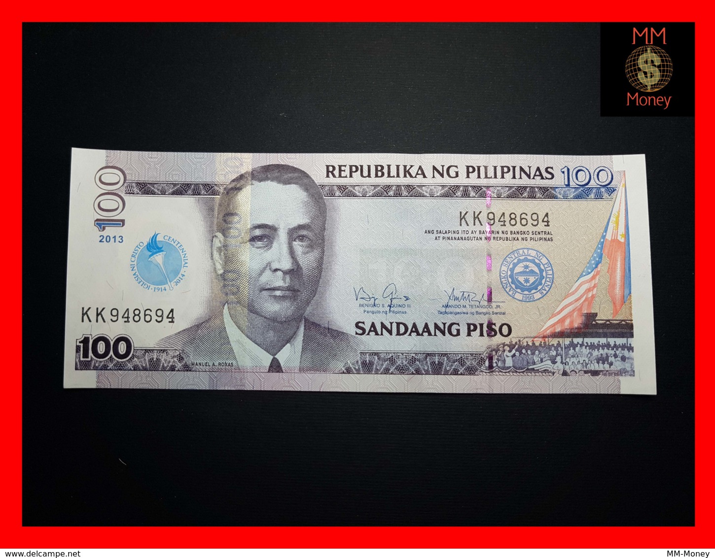 PHILIPPINES 100 Piso 2013  P. 221  *COMMEMORATIVE*  UNC - Philippines