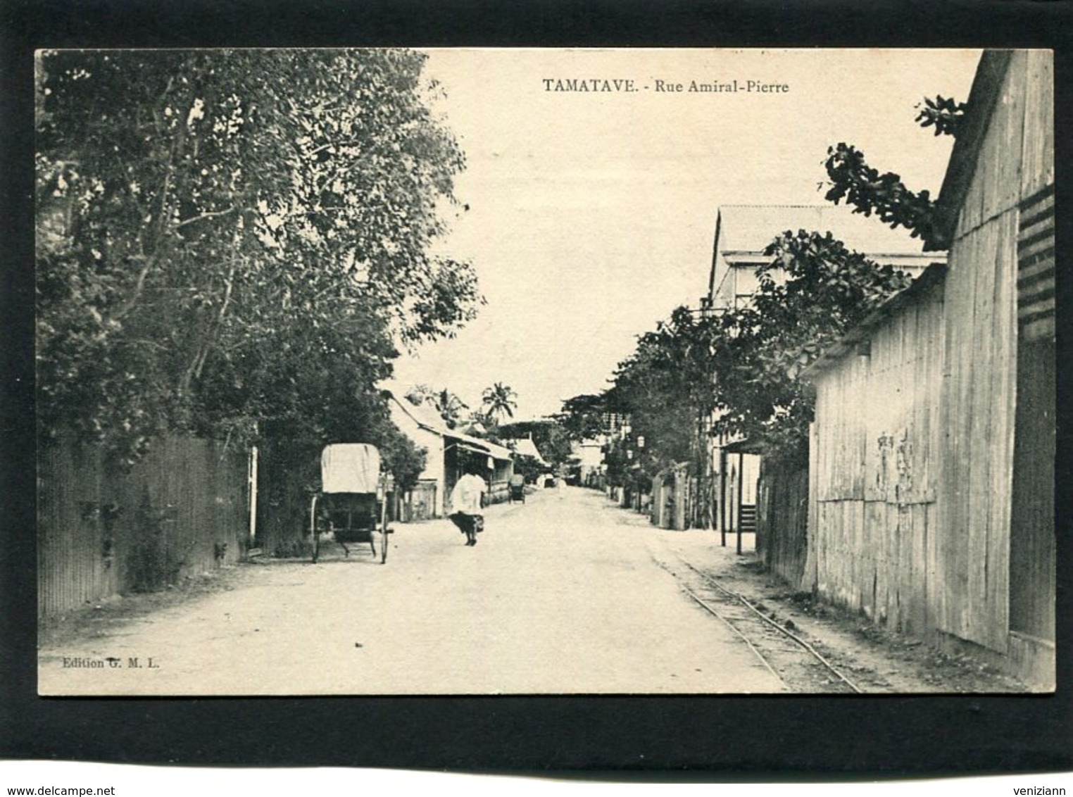 CPA - TAMATAVE - Rue Amiral Pierre, Animé - Madagascar