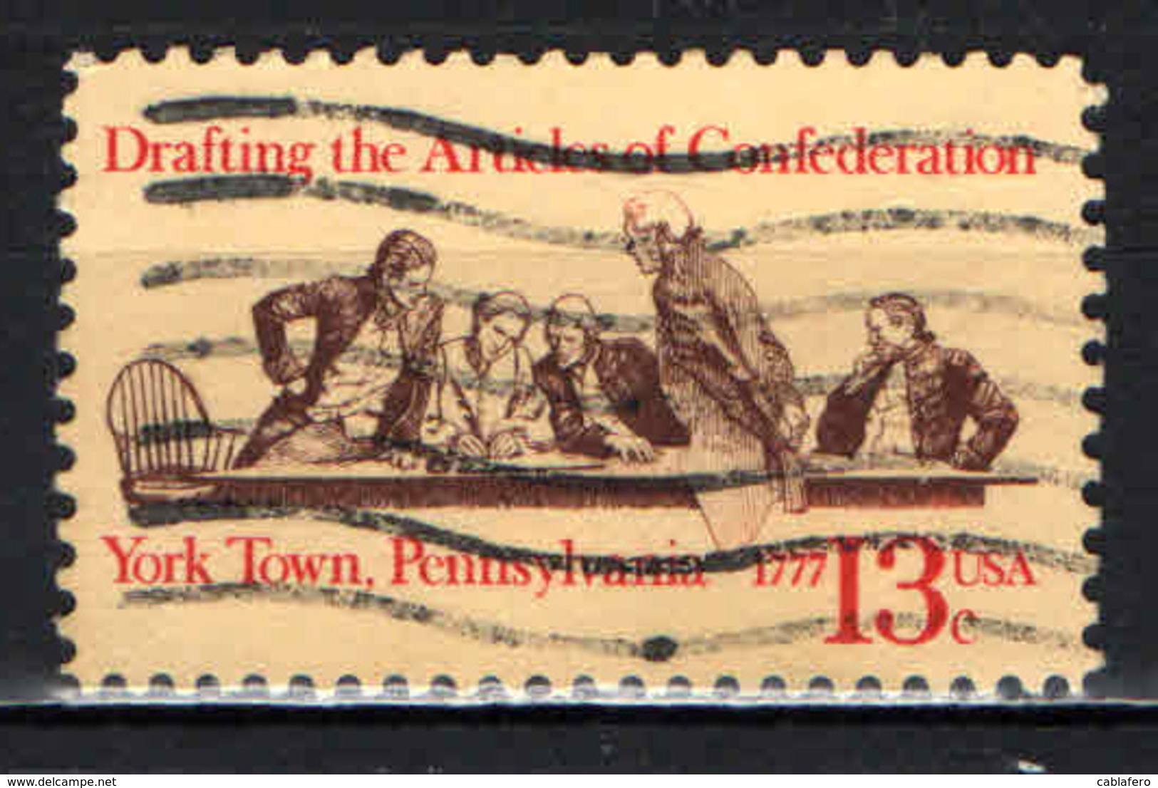 STATI UNITI - 1977 - 200th Anniv. Of Drafting The Articles Of Confederation, York Town, Pa - USATO - Gebraucht