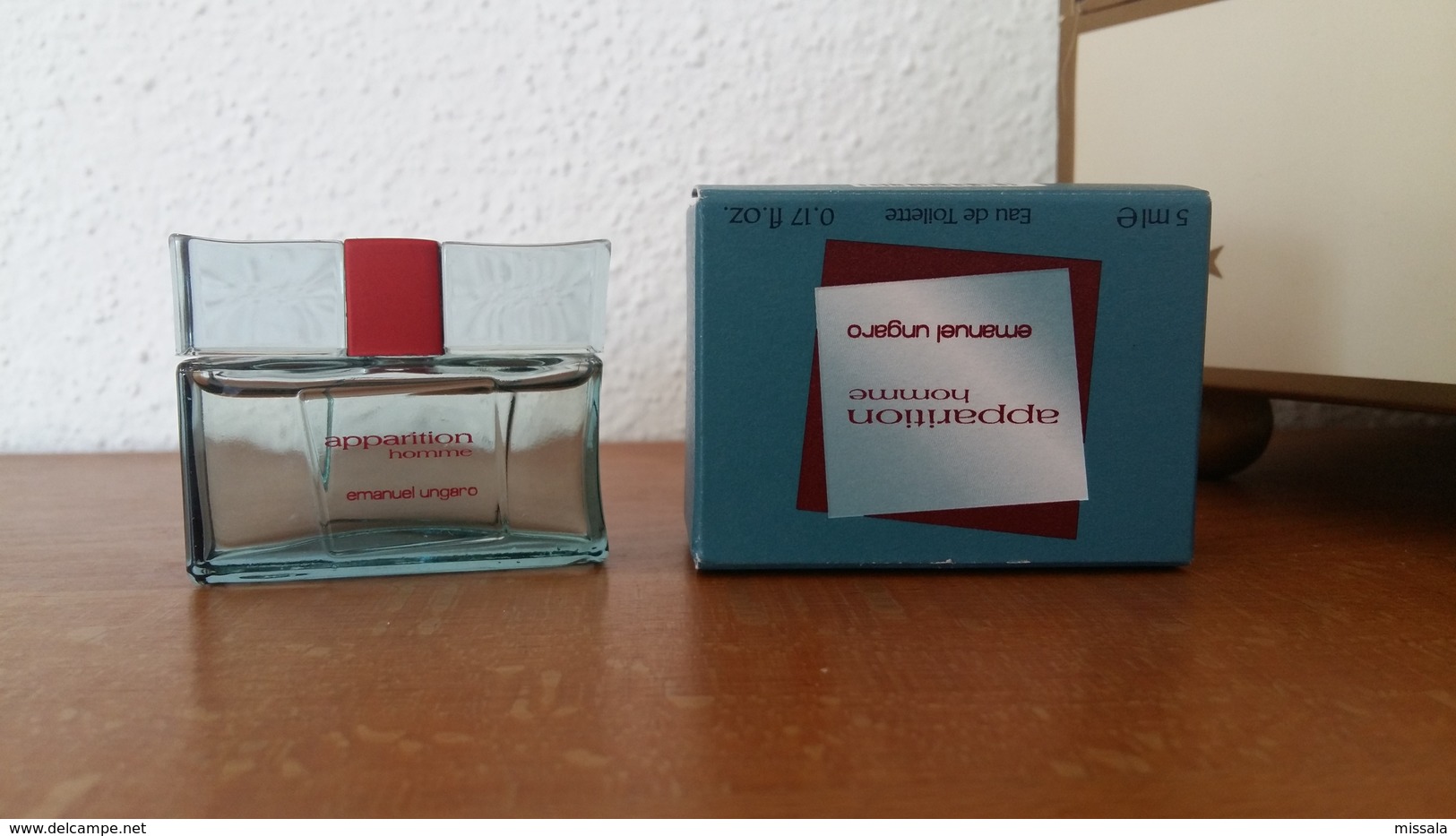 ACHAT IMMEDIAT;;;;MINIATURE APPARITION HOMME D'UNGARO 5 ML EAU DE TOILETTE - Miniaturen Flesjes Heer (met Doos)