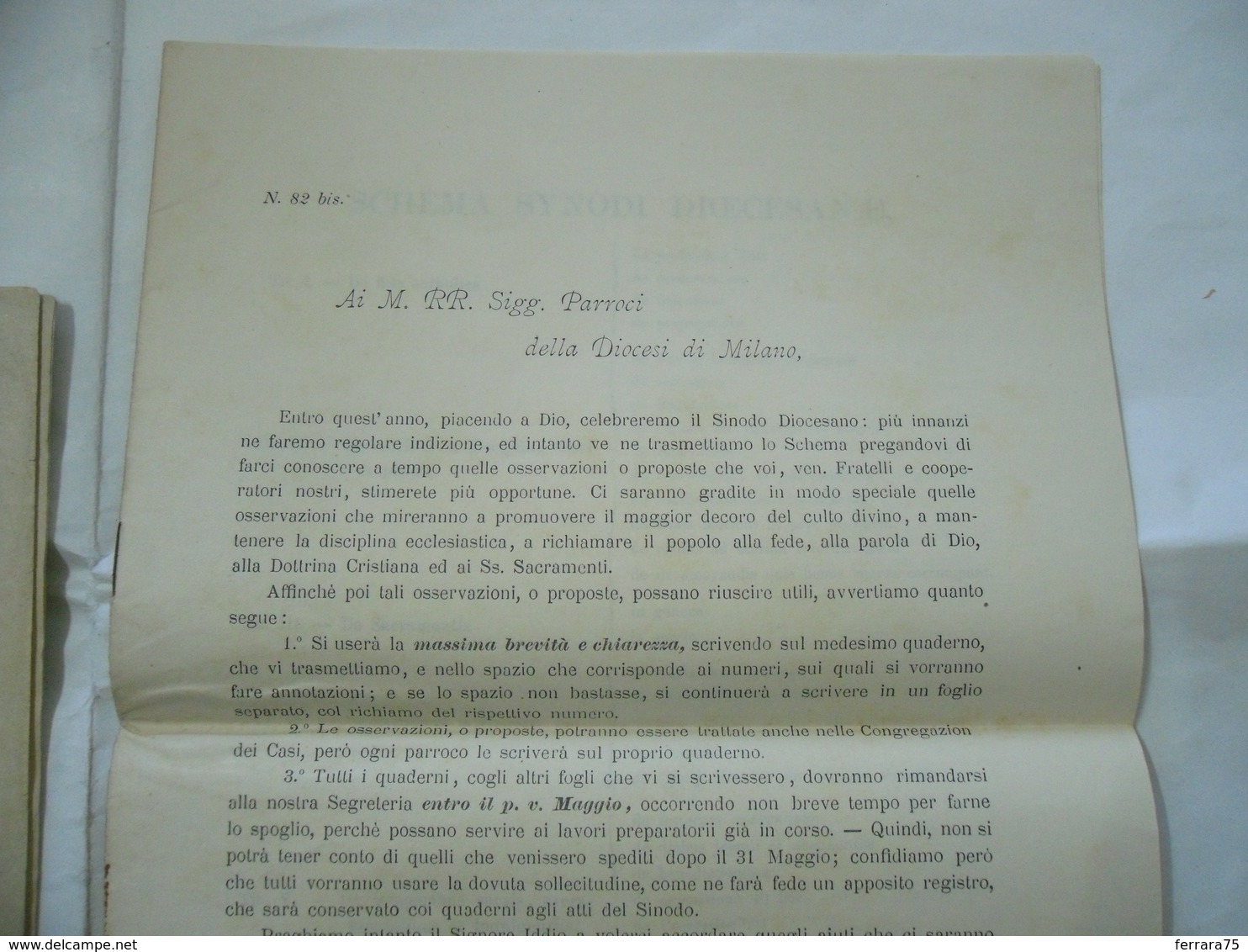 IL CARDINALE RITORNANDO DA ROMA  DIOCESI DI MILANO 1902 COSTINA UN PO ROVINATA. - Religione