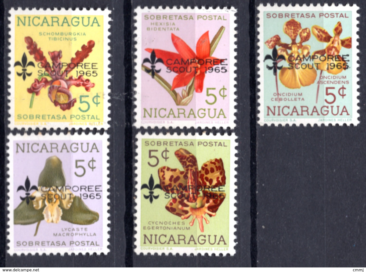 1965 - NICARAGUA -  Mi. Nr. 1397-1398+1401-1402+1406 - NH - (AS2302.57) - Nicaragua